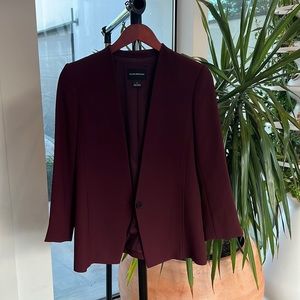 Club Monaco Burgundy Classic Blazer